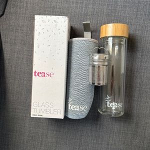 NIB Tease Glass Tumbler 450ml